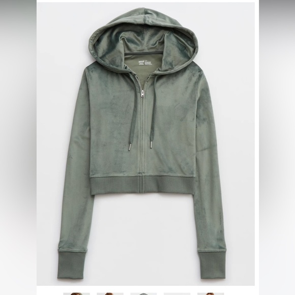 🤩2 Pc Aerie Velour Track Suit - Picture 9 of 9